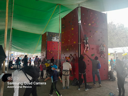 renta de muros de escalada instalacion de tirolesas